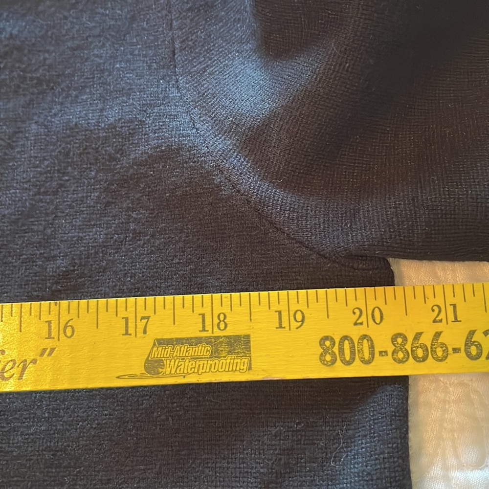 Two Twenty Five Black Open Front Long Cardigan /Jacket Size Medium - Picture 9 of 10